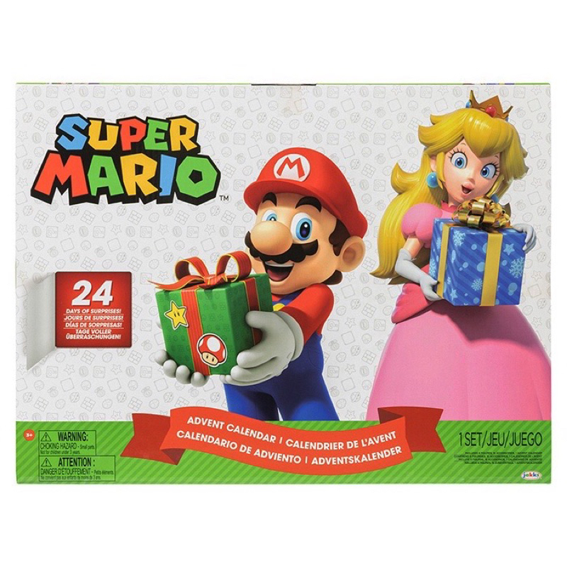 好市多 x Nintendo任天堂 瑪利歐倒數日曆抽抽樂 瑪利歐聖誕月曆抽抽樂 2023 聖誕節