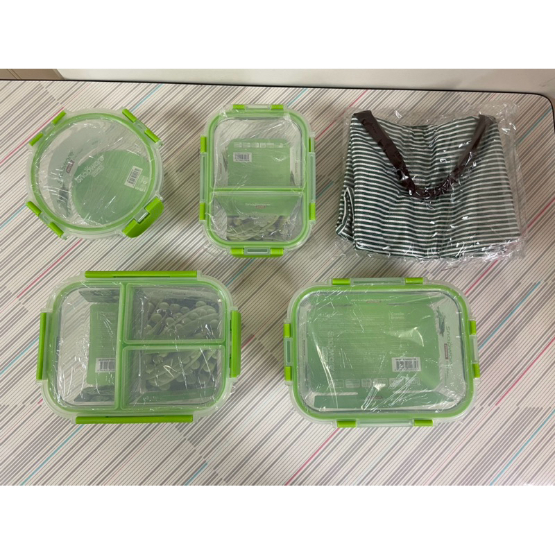 Snapware pyrex 密扣5品保鮮盒組