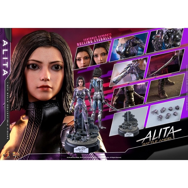 野獸國 Hot Toys MMS520 艾莉塔 戰鬥天使 1/6 Alita 銃夢 GUNNM