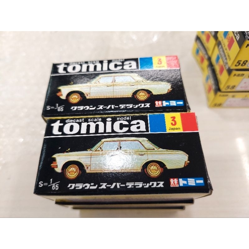 Tomica 3 japan 復刻黑盒 TOYOTA CROWN 絕版 00年 全新未拆