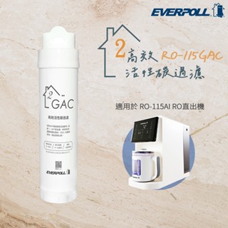 【思維康SWEETCOM】EVERPOLL愛科濾淨 RO-115AI專用濾芯 RO-115GAC(第二道)【免運公司貨】