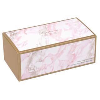 粉色大理石紋 抽屜式 生乳捲盒、蛋糕盒（磅蛋糕 餅乾 瑞士捲 生乳捲 包裝盒）