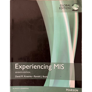 Experiencing MIS 7/e 資訊管理導論 PEARSON 有附影片 快速出貨