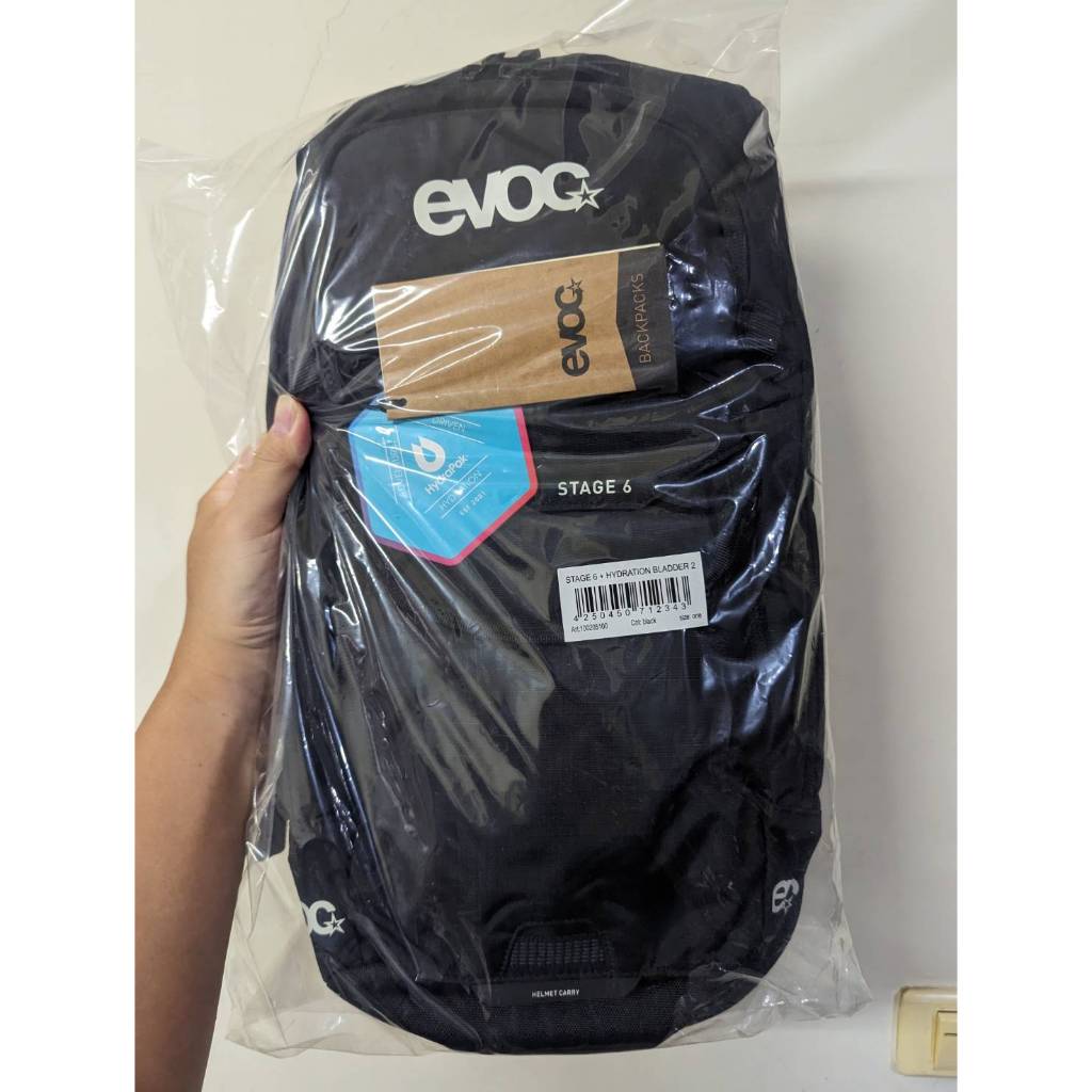 EVOC 運動健行單車背包Stage Backpack 6 L + Hydration Bladder 2 L