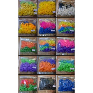 出清品 彩虹編織矽膠橡皮筋 買10送2S鈎 DIY 彩虹編織橡皮筋 彩虹編織器專用