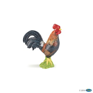 【法國 PAPO純正品】51046 高盧公雞_精緻模擬動物模型 農場動物_環保安全_益智 擺飾 自然教育 玩具_新品現貨
