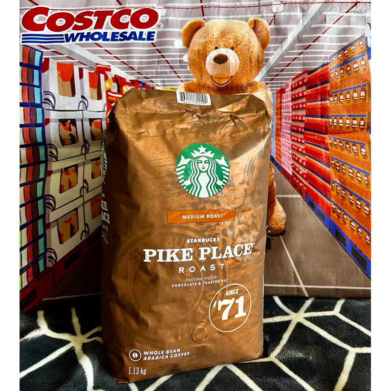 costco 好市多 派克市場 咖啡豆 STARBUCKS PIKE PLACE 1.13公斤(2023新包裝)