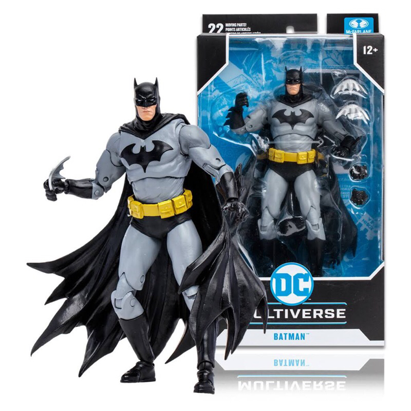 ｛克拉克玩具｝麥法蘭 DC Multiverse 7吋 蝙蝠俠 HUSH 緘默 Batman 黑灰色 可動完成品