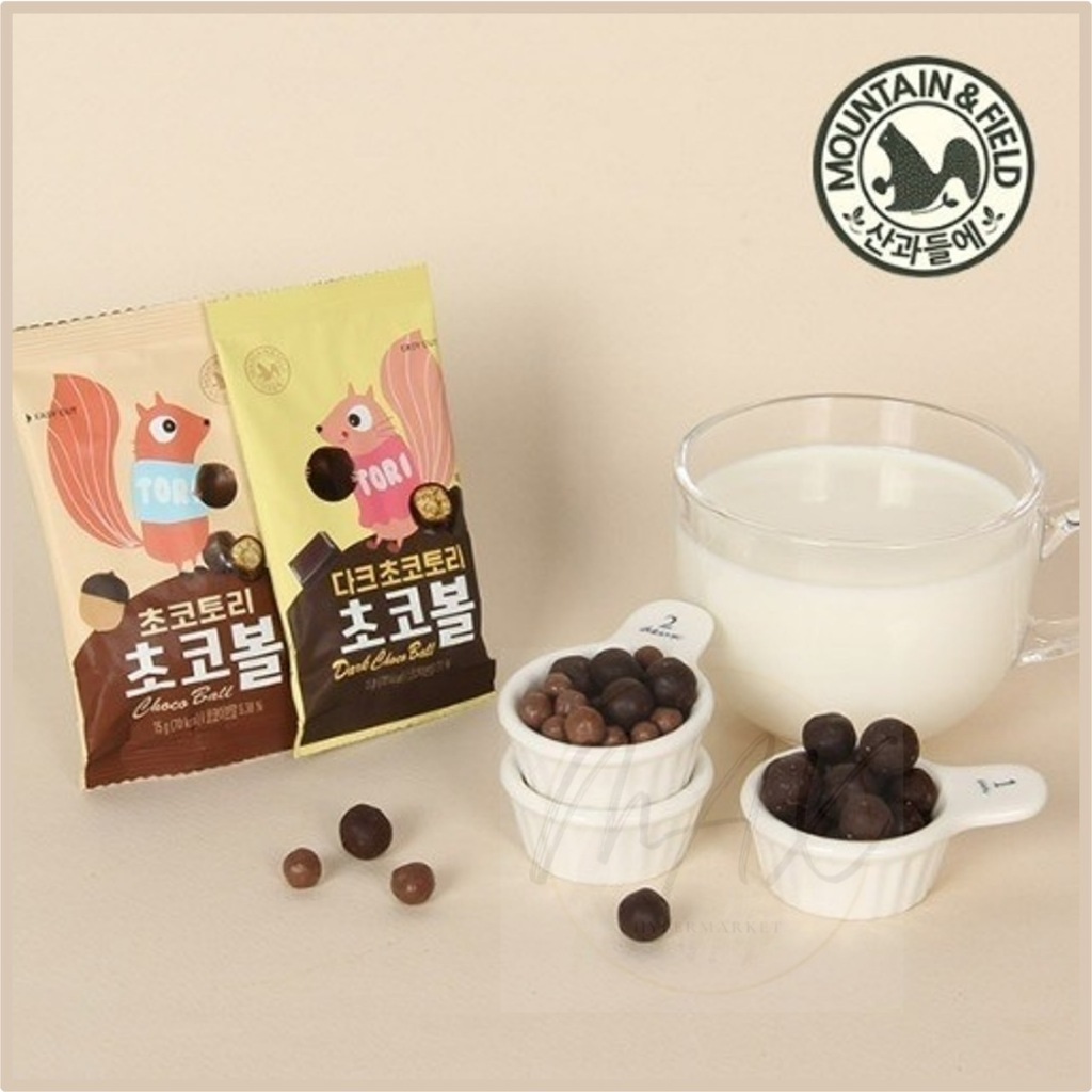 現貨 韓國 森鼠牌 巧克力酥脆餅乾球  牛奶巧克力 100%黑巧克力  香濃巧克力球 可可球 巧克力球