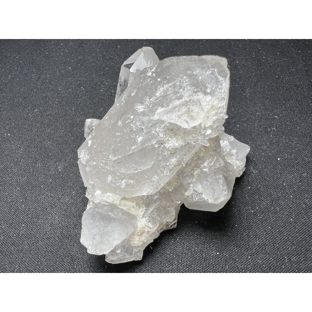 巴西 天然水晶 白水晶簇 晶簇 資料庫水晶 白水晶 晶中晶 原礦 No.92
