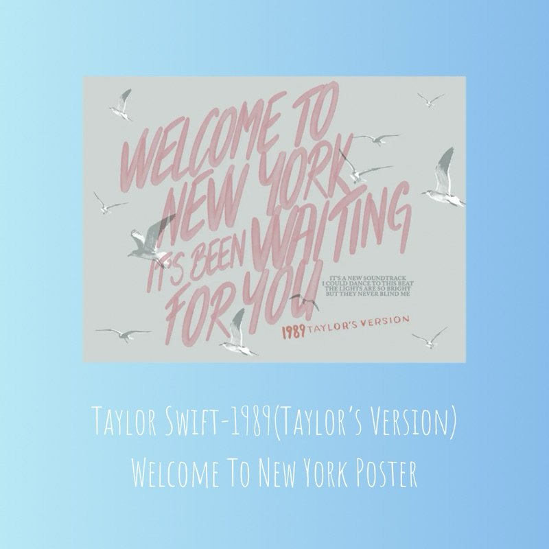 DR美國🇺🇸泰勒絲Taylor Swift-1989(Taylor’s Version) New York海報