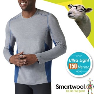 【SmartWool】S零碼送》男 防曬 囻領長袖美麗諾羊毛排汗衣 Sport 150 登山長袖T恤 SW011537