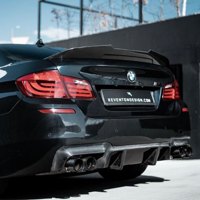 【現貨 / 乾碳】BMW F10 M5 升級 PSM款 乾式碳纖維 尾翼 壓尾 擾流板 卡夢 520 528 535