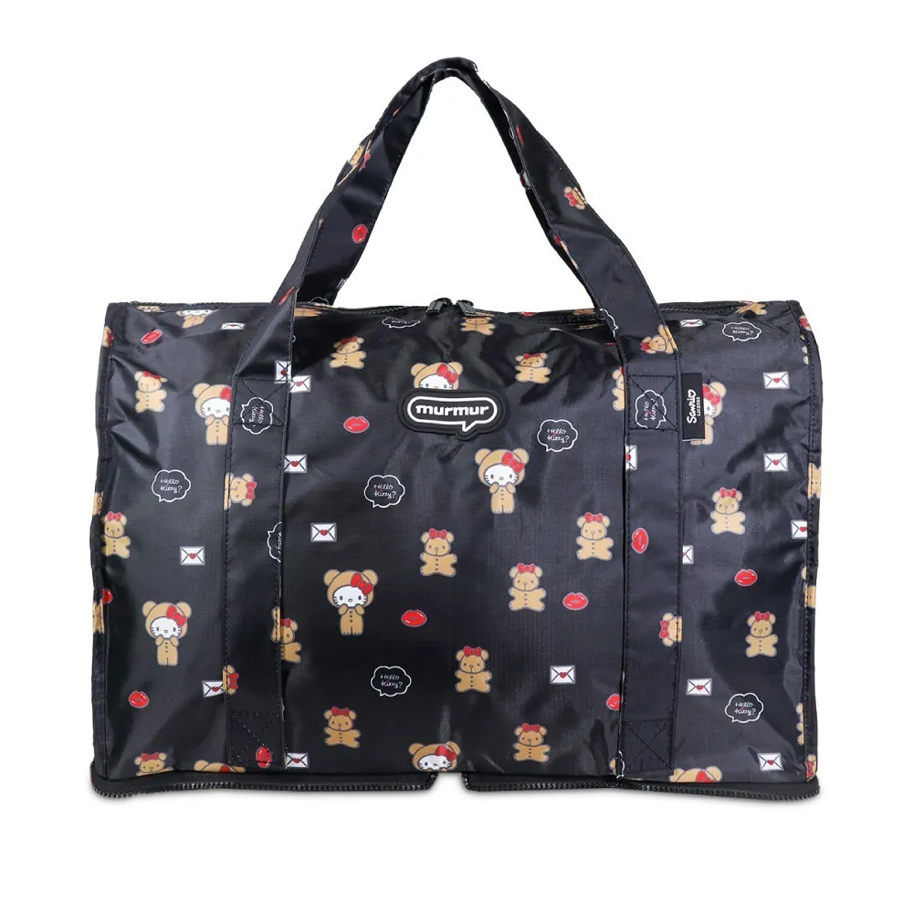 murmur KT小熊 旅行袋 摺疊收納旅行袋  行李袋 運動袋 可插拉桿旅行袋 HELLO KITTY 完美尺寸
