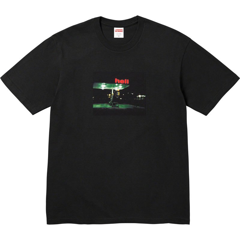 SUPREME FW23 HELL TEE 短T (黑色) 化學原宿