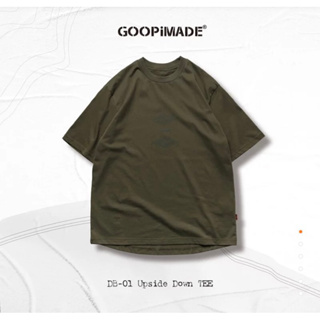 GOOPI MADE DB-01 Upside Down Tee (Loose-fit) - Olive
