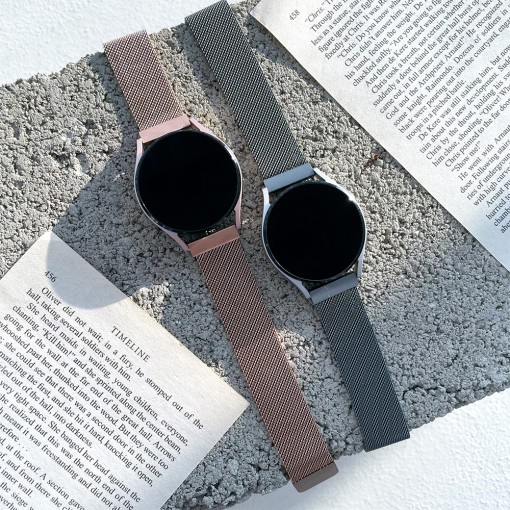 Apple Watch Ultra / Galaxy Watch│磁鐵扣 金屬錶帶