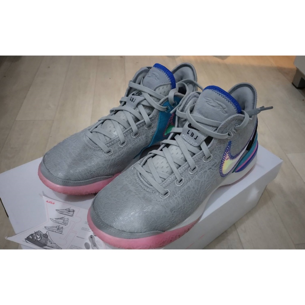 Nike Zoom LeBron NXXT Gen EP 灰粉色正品公司貨us9.5 27.5cm DR8788-002