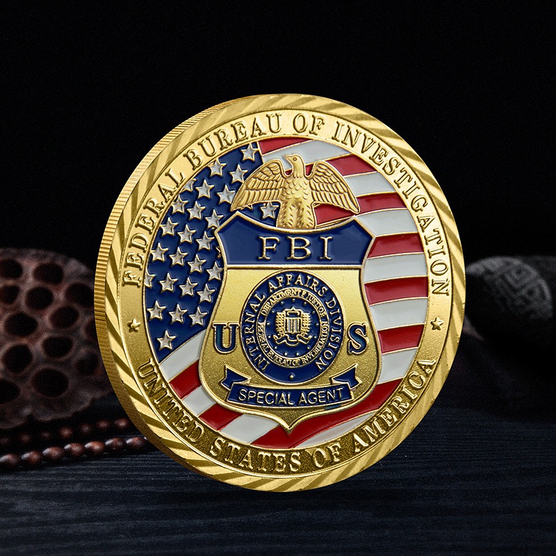 🔥現貨🔥 美國 聯邦調查局 FBI 紀念幣 警察 軍事 生存遊戲 軍用 警用 華盛頓特區 USA