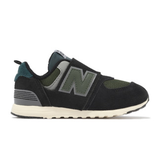 NEW BALANCE 童鞋 574系列 中大童 黑 綠 NW574KBG-W 現貨