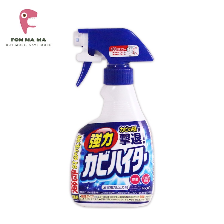 日本 KAO 花王 浴室強力除霉泡沫噴霧 清潔劑 除黴菌 浴室清潔 400ml【鳳媽媽團購】