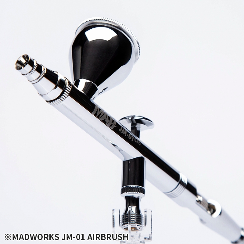 Madworks 0.35mm 雙動噴筆 子彈型噴嘴 JM-01 水性漆模型漆噴槍 台灣漢弓 Mad Works