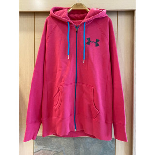 日本購入 帶回 正品 UNDER ARMOUR 連帽內刷毛運動外套（女）L號