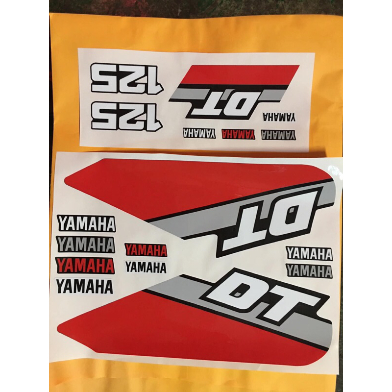 售：YAMAHA 雅馬哈（DT125)全身貼紙