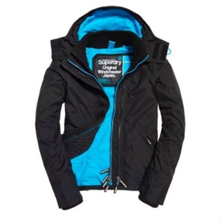 跩狗嚴選 極度乾燥 Superdry Arctic 經典款 女款 黑藍 Tiffany 迷霧藍 風衣 外套 防風刷毛保暖
