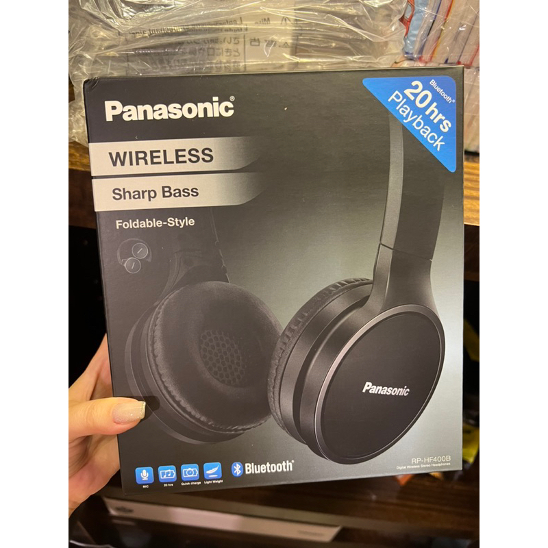 Panasonic 國際牌 松下 藍牙耳機 RP-HF400B 頭戴式耳機