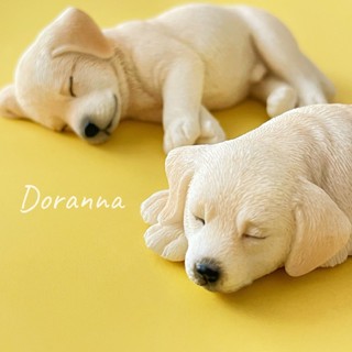 「Doranna」JXK正版 臺灣現貨 拉佈拉多 寵物狗 模型 手辦 冰箱磁鐵 模擬動物 汽車擺飾 動物模型 DIY