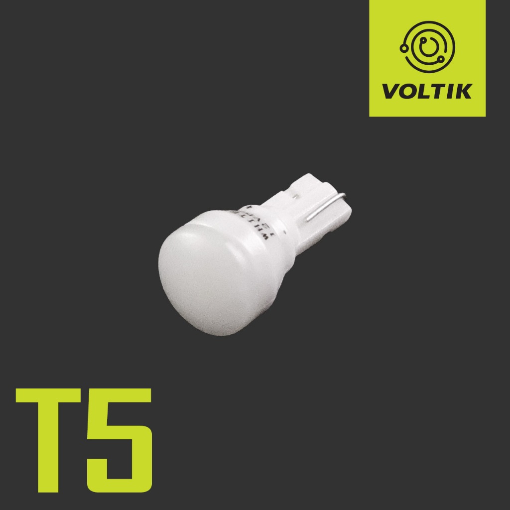 [沃德] Voltik T5 加大 LED 燈泡 白光 12V 0.2W 8LM 6000K 儀表 牌照 定位 日行燈