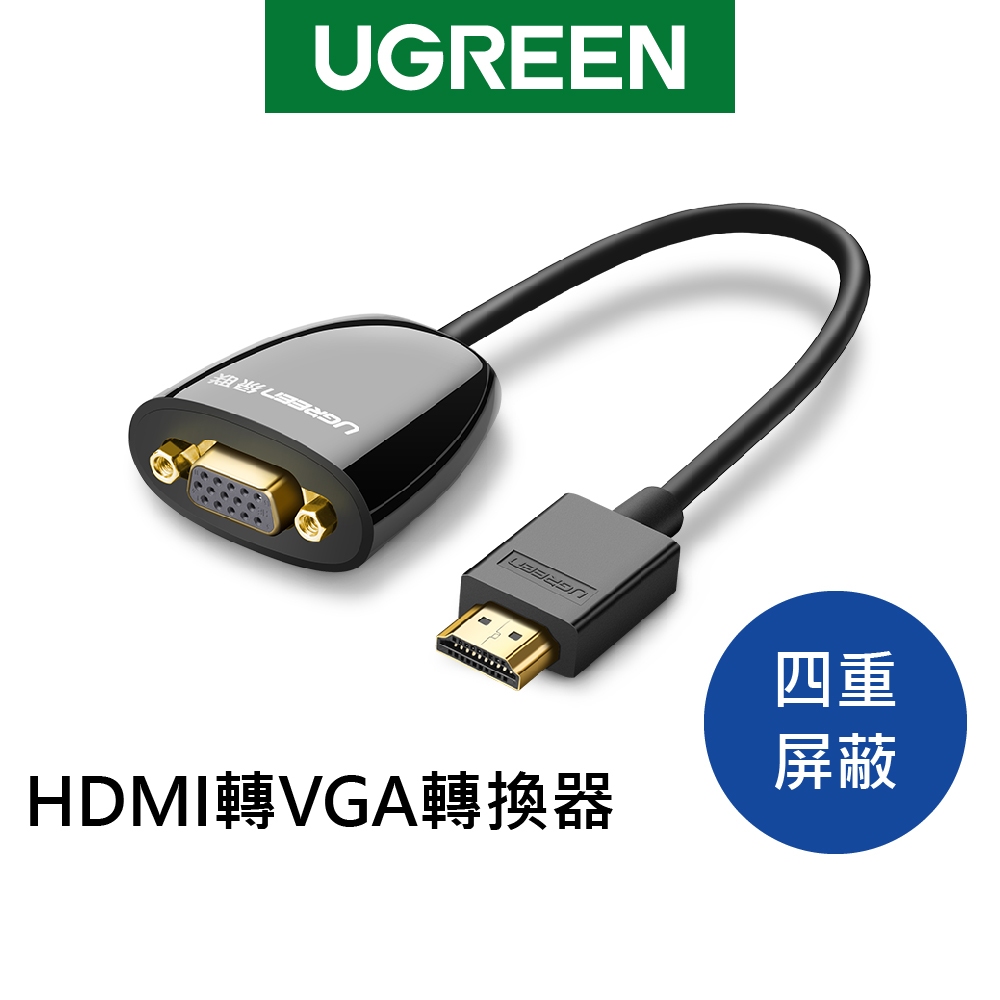 [拆封新品]綠聯 HDMI轉VGA轉換器 Without audio