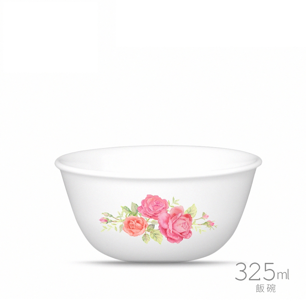 【康寧餐廚】薔薇之戀325ml飯碗