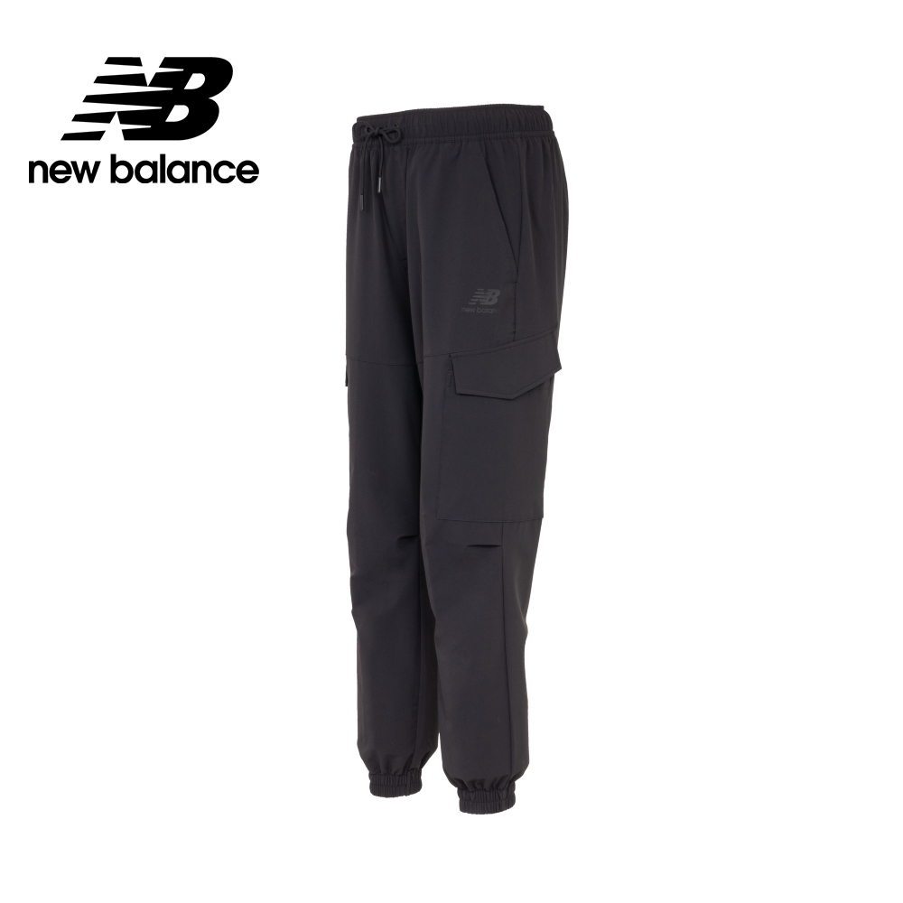 【New Balance】 NB SDS工裝大口袋長褲_男性_黑色_AMP33368BK