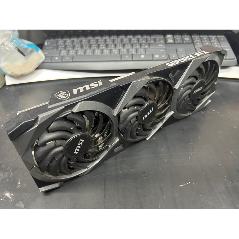 MSI微星 顯示卡散熱器 Rtx 30系列 60 60ti 70 70ti 80 80ti 散熱鋁鰭片 原廠風扇