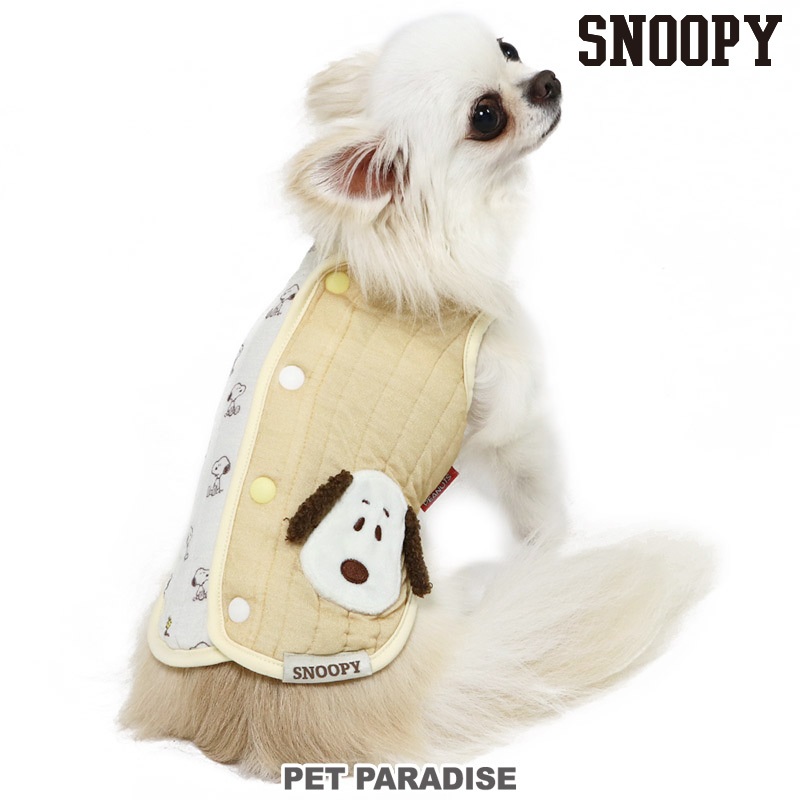 【PET PARADISE】柔軟紗布背開式背心(4S)｜SNOOPY 2022新款 寵物精品