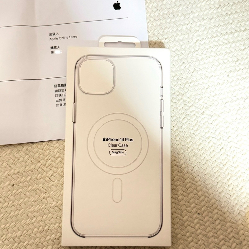 全新原廠iPhone14 Plus MagSafe透明手機殼📱✨iPhone15 Plus通用