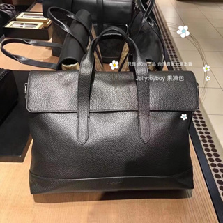 現貨 全新正品 COACH F75757 HAMILTON PORTFOLIO 軟殼款 筆電包 公事包 黑色皮革