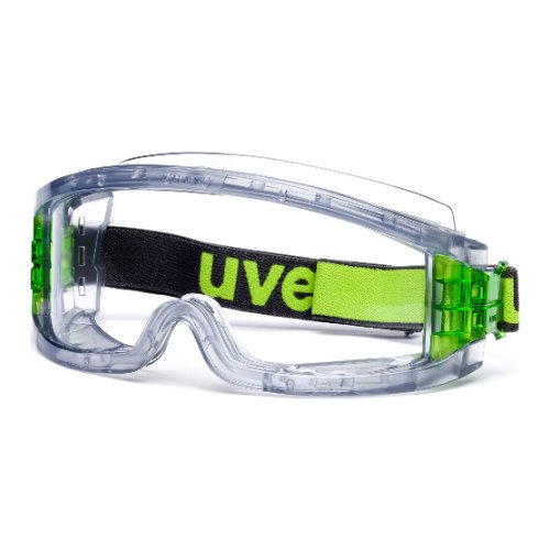 德國製 UVEX9301專業護目鏡  大視野、防霧、抗刮、耐化學 一支