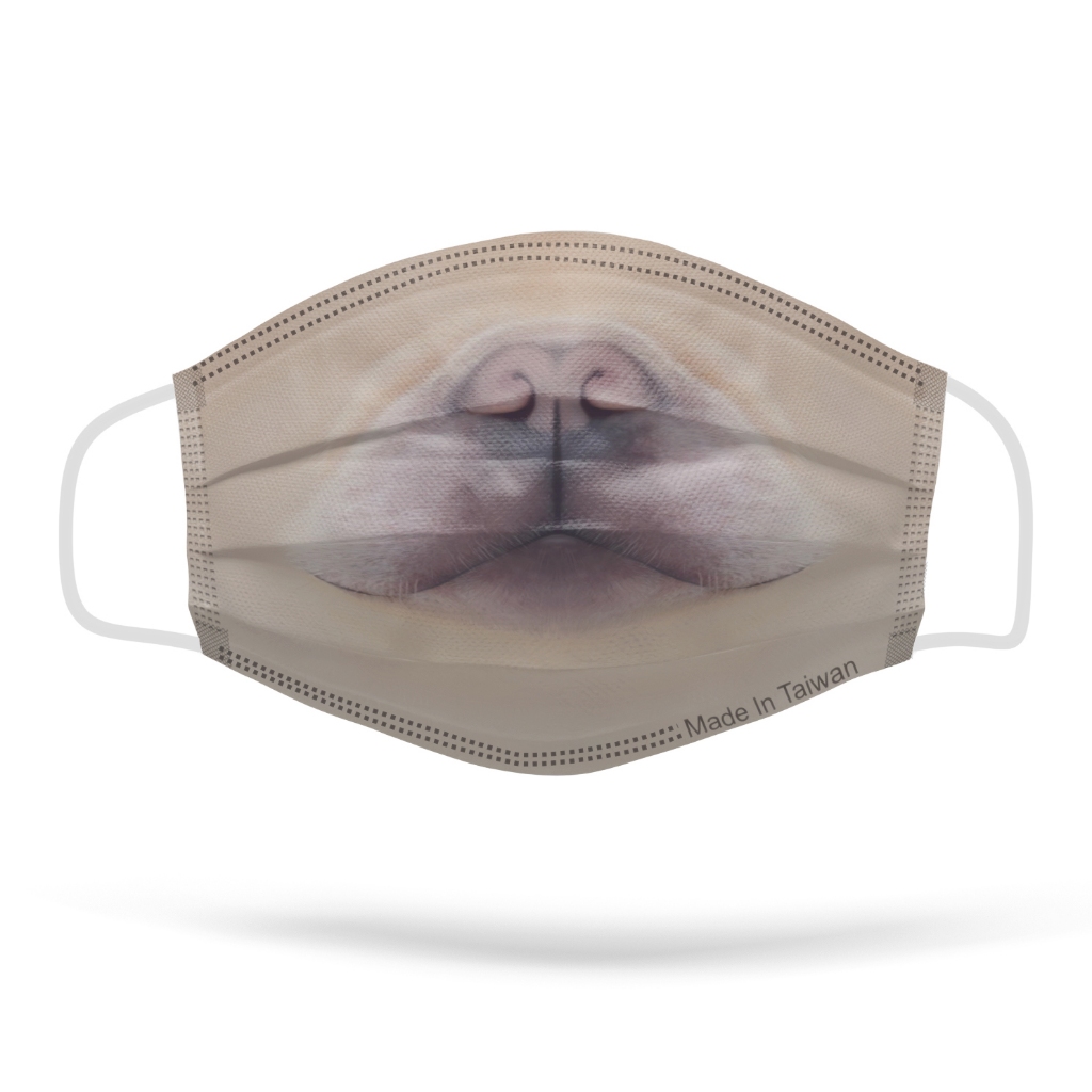 【🐕🐶  扮裝口罩||醫療口罩-現貨】#MIT  #造型口罩 醫療印花口罩 10入/包 #成人口罩 #單片衛生包