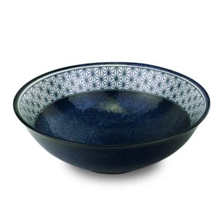【堯峰陶瓷】日本美濃燒葉青系列 7.5吋缽 碗 蔬菜碗 單入 | 親子井點心碗 | 湯麵碗 | 烏龍麵碗