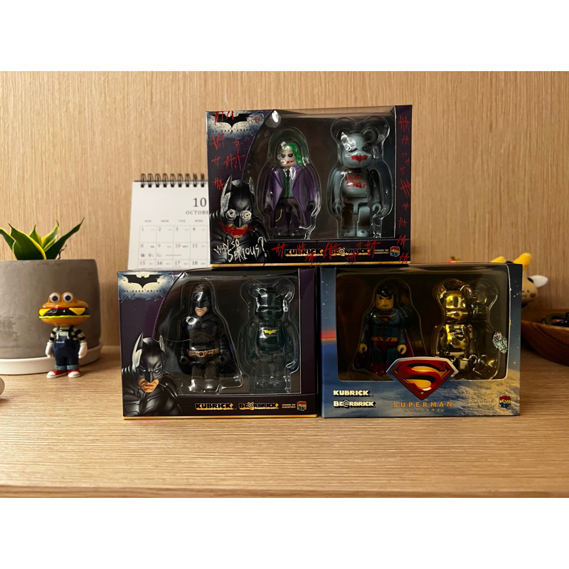 be@rbrick Kubrick DC 蝙蝠俠 小丑 超人 Batman Superman joker 100%