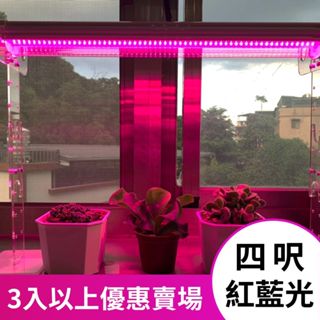 三入優惠賣場 植物燈管 植物生長燈 50瓦 LED 紅藍光 三防燈 防水防蟲燈 led燈管 臺灣製造 保固一年