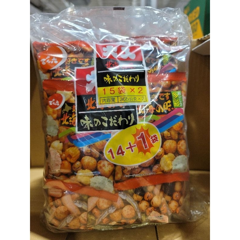 🍀好市多代購🍀傳六 什錦豆（好味餅+北海之味綜合豆餅）豆菓子
