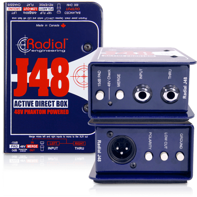 Radial J48 active DI box 主動式DI【帝米數位音樂】