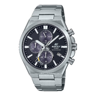 CASIO 卡西歐 EQS-950D-1AV 太陽能計時簡約精緻時尚腕錶 黑麵 44 mm