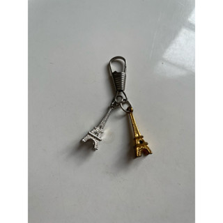 ❗️現貨❗️ 復古迷你巴黎 埃菲爾鐵塔模型 鑰匙圈 金屬開口鑰匙圈