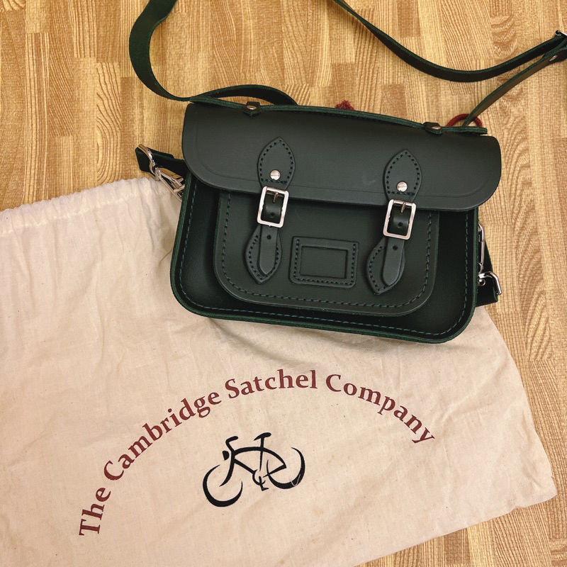 《二手》Cambridge Satchel The Mini 迷你劍橋包/ mini 尺寸/ 深綠色 /9成新