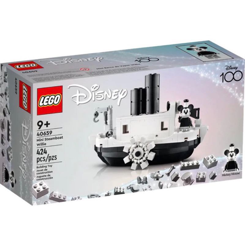 ［小一］LEGO 樂高 40659 迷你蒸汽船 米奇 迪士尼100週年紀念 Mini Steamboat Willie
